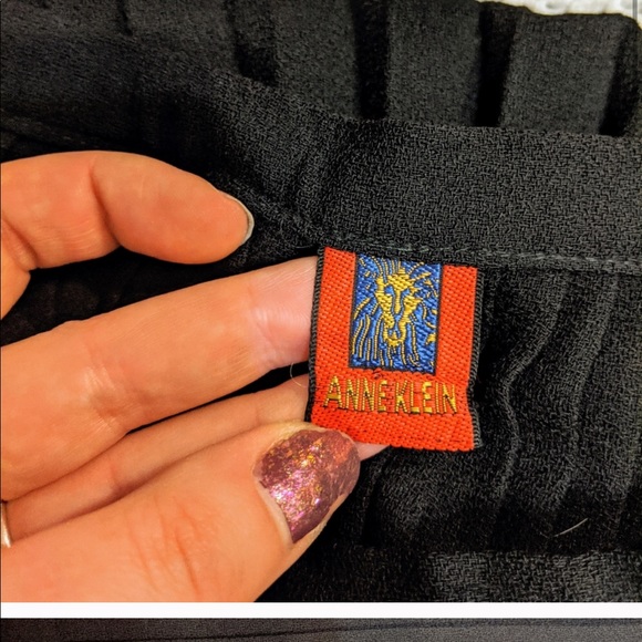 💎 🌸 Anne Klein 🌸 💎 vintage pleat midi skirt - Picture 4 of 4